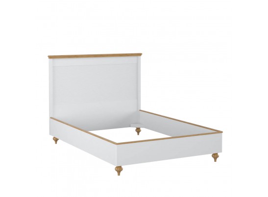 Кровать "Рандеву" 140 (белый, серый) в Ростове-на-Дону