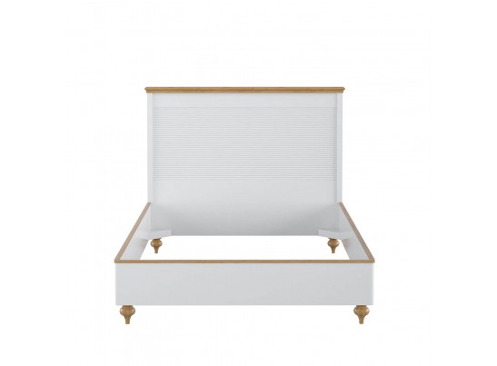 Кровать "Рандеву" 140 (белый, серый) в Ростове-на-Дону