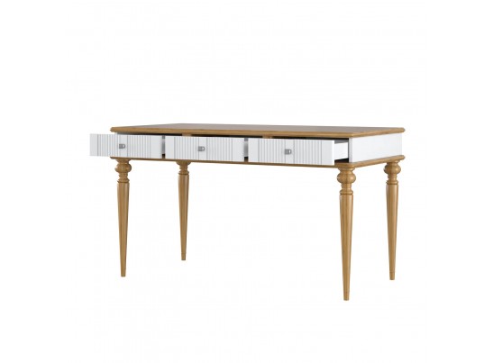 Стол письменный "Рандеву" 003 (белый, серый) в Ростове-на-Дону