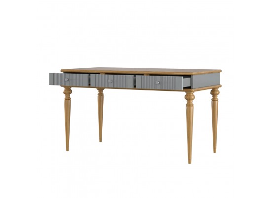 Стол письменный "Рандеву" 003 (белый, серый) в Ростове-на-Дону