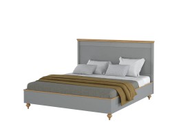 Кровать "Рандеву" 160 (белый, серый)  Кровать "Рандеву" 160 (белый, серый)