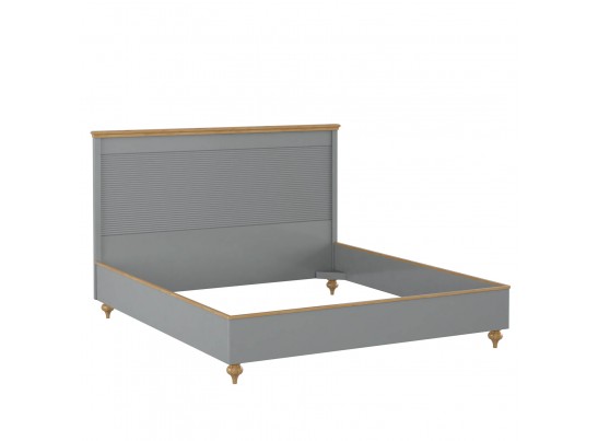 Кровать "Рандеву" 160 (белый, серый) в Ростове-на-Дону