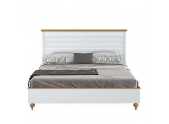 Кровать "Рандеву" 180 (белый, серый) в Ростове-на-Дону