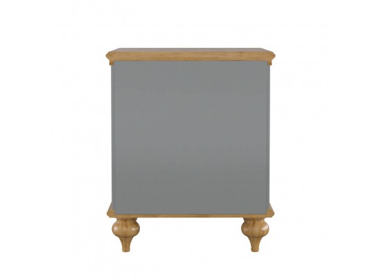 Тумба прикроватная "Рандеву" 01 (белый, серый) в Ростове-на-Дону