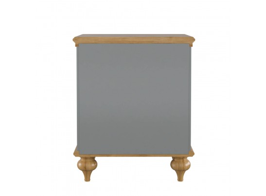 Тумба прикроватная "Рандеву" 02 (белый, серый) в Ростове-на-Дону