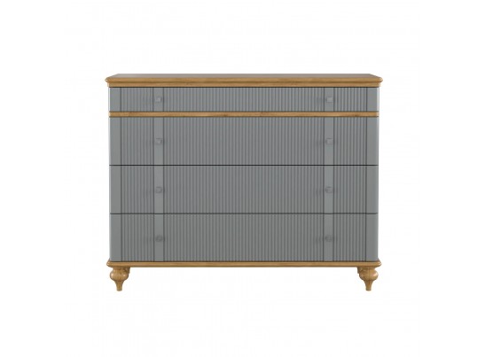 Комод "Рандеву" 04 (белый, серый) в Ростове-на-Дону