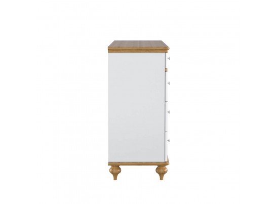 Комод "Рандеву" 04 (белый, серый) в Ростове-на-Дону