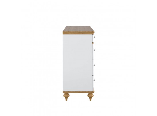 Комод "Рандеву" 08 (белый, серый) в Ростове-на-Дону