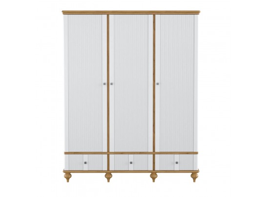 Шкаф для одежды "Рандеву" 33 (белый, серый) в Ростове-на-Дону Шкаф для одежды "Рандеву" 33 (белый, серый) в Ростове-на-Дону