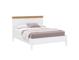 1.1.2 Кровать "Ольса" 160 (белый лак/антик 24) 