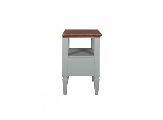 2.1.3 Тумба прикроватная "Ольса" 01 (серый 7042/антик 24) в Ростове-на-Дону
