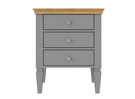 2.3.3 Тумба прикроватная "Ольса" 03 (серый 7042/антик 24) в Ростове-на-Дону