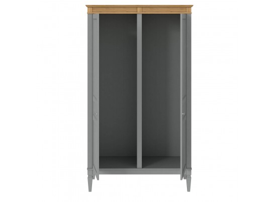 4.1.3 Шкаф для одежды "Ольса" 02 (серый 7042/антик 24) в Ростове-на-Дону