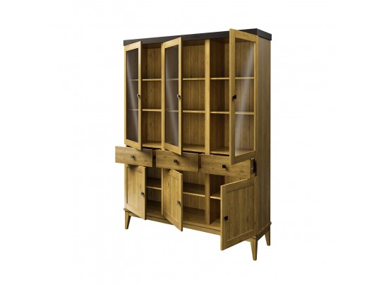 Шкаф для посуды «Бон Вояж» 333 антик в Ростове-на-Дону