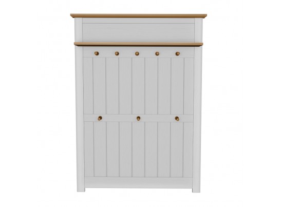 Вешалка Пенни белый воск/антик 24