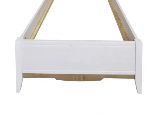 Кровать односпальная 90х200 Пенни белый/антик 24