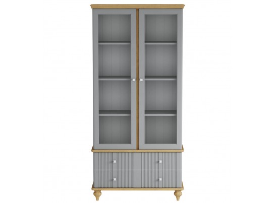 Шкаф для посуды "Рандеву" 22 серый