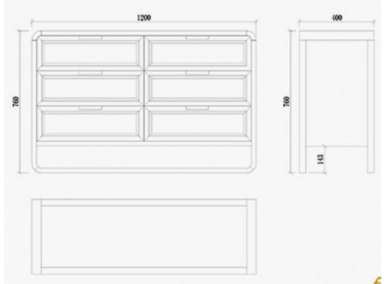 Комод NH2346 в Ростове-на-Дону