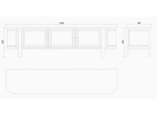 Тумба ТВ NH2358 в Ростове-на-Дону