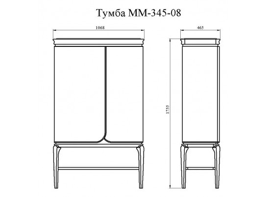 Тумба "Алеко" ММ-345-08 в Ростове-на-Дону