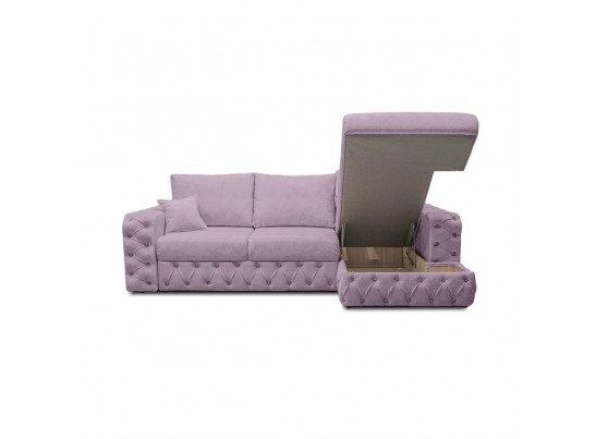 Диван Райли NEW с оттоманкой, змейка+ППУ локоть в оттоманке