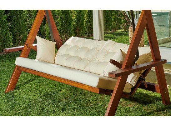 Качели Lyon с бежевыми подушками в Ростове-на-Дону