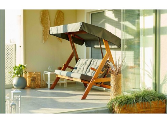 Качели Paris серые с подушками в Ростове-на-Дону