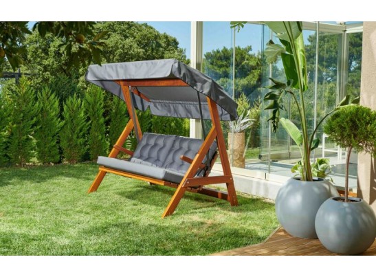 Качели Paris серые с подушками в Ростове-на-Дону