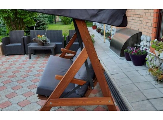 Качели Paris серые с подушками в Ростове-на-Дону