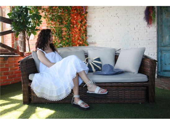 Диван-трансформер Violetta коричневый в Ростове-на-Дону