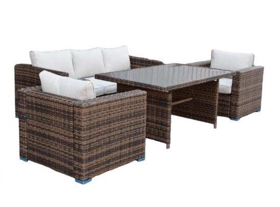 Комплект мебели KARL с обеденным столом (коричневый) в Ростове-на-Дону