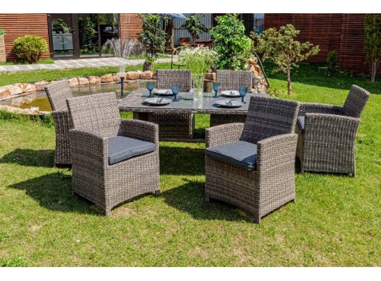 Обеденный комплект FIONA из искусственного ротанга в Ростове-на-Дону