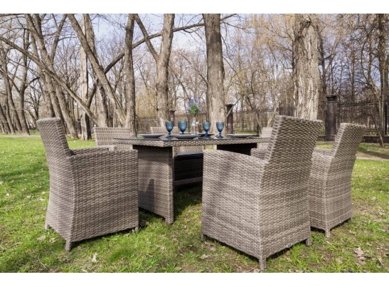 Обеденный комплект FIONA из искусственного ротанга в Ростове-на-Дону