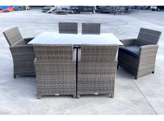 Обеденный комплект FIONA из искусственного ротанга в Ростове-на-Дону