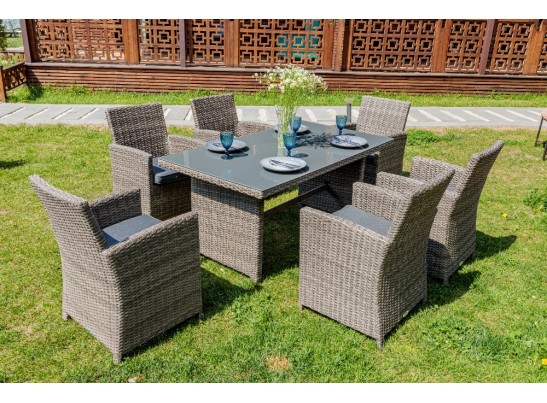 Обеденный комплект FIONA из искусственного ротанга в Ростове-на-Дону