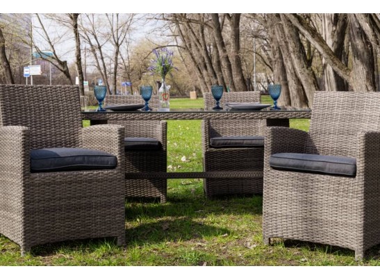 Обеденный комплект FIONA из искусственного ротанга в Ростове-на-Дону
