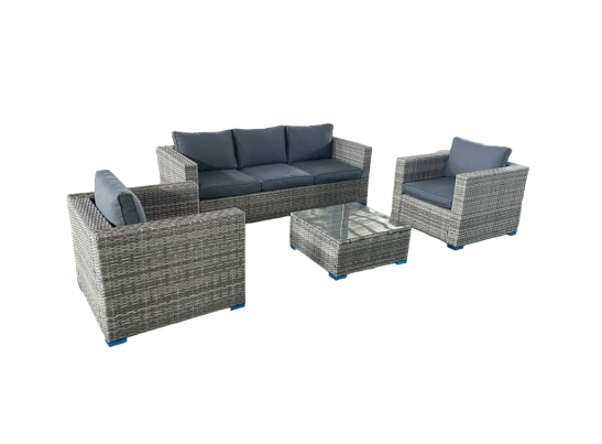 Лаунж-зона KARL с трёхместным диваном (серая) в Ростове-на-Дону