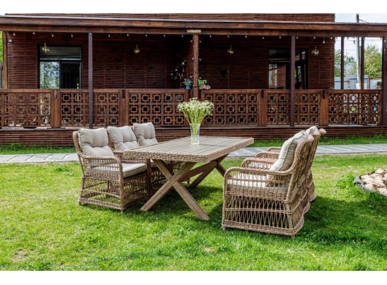 Обеденный комплект ISABELLA из искусственного ротанга в Ростове-на-Дону