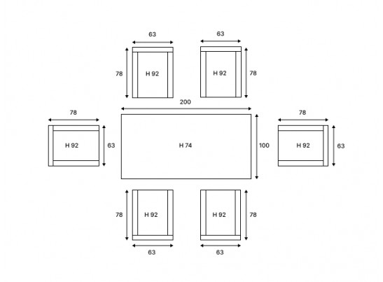 Обеденный комплект ISABELLA из искусственного ротанга в Ростове-на-Дону