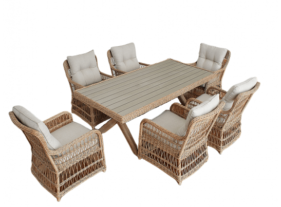 Обеденный комплект ISABELLA из искусственного ротанга в Ростове-на-Дону