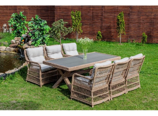 Обеденный комплект ISABELLA из искусственного ротанга в Ростове-на-Дону