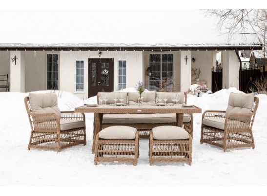 Обеденный комплект ALBERT из искусственного ротанга в Ростове-на-Дону