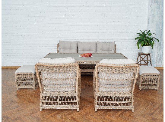 Обеденный комплект ALBERT из искусственного ротанга в Ростове-на-Дону