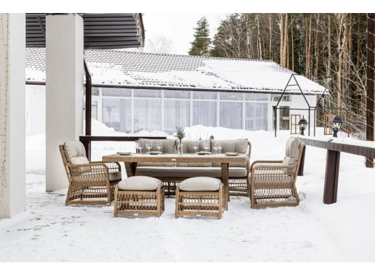 Обеденный комплект ALBERT из искусственного ротанга в Ростове-на-Дону