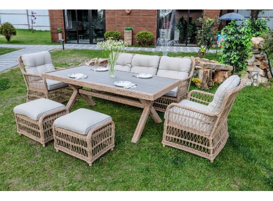 Обеденный комплект ALBERT из искусственного ротанга в Ростове-на-Дону