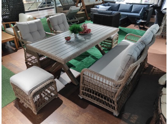 Обеденный комплект ALBERT из искусственного ротанга в Ростове-на-Дону