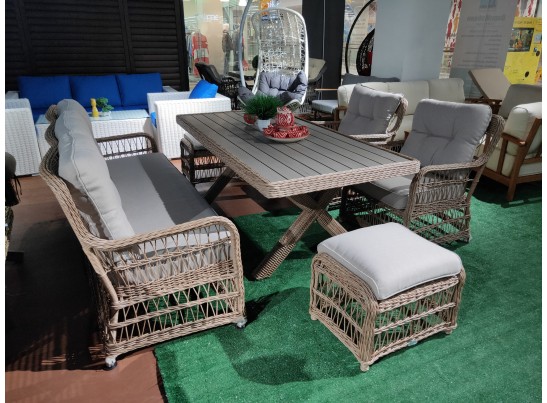 Обеденный комплект ALBERT из искусственного ротанга в Ростове-на-Дону