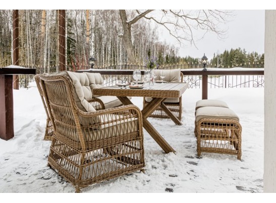 Обеденный комплект ALBERT из искусственного ротанга в Ростове-на-Дону