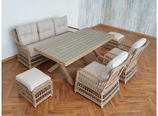 Обеденный комплект ALBERT из искусственного ротанга в Ростове-на-Дону