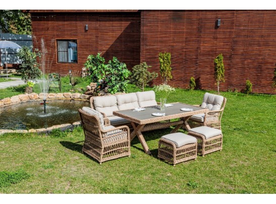 Обеденный комплект ALBERT из искусственного ротанга в Ростове-на-Дону